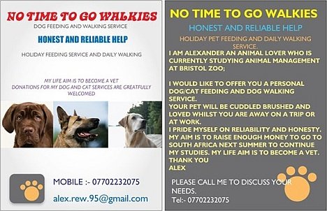 Alexander's Dog Walking (Bristol and South Gloucestershire). Alexander's Dog Walking (Bristol and South Gloucestershire).