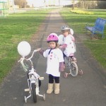 Megan & Grace raising funds for Red Nose Day