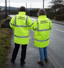 Community Speed Watch volunteers Community Speed Watch volunteers