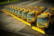South Gloucestershire Council's fleet of gritters South Gloucestershire Council's fleet of gritters