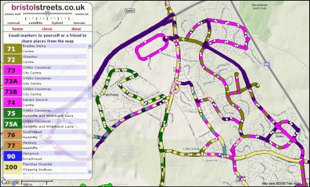 Bradley Stoke Bus Map (courtesy bristolstreets.co.uk) Bradley Stoke Bus Map (courtesy bristolstreets.co.uk)