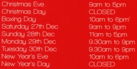 The Mall, Cribbs Causeway, Christmas Opening