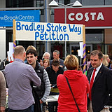 Bradley Stoke Way road safety petition launch