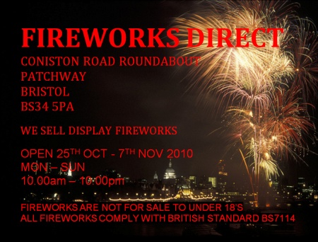 Fireworks Shop, Patchway, Bristol