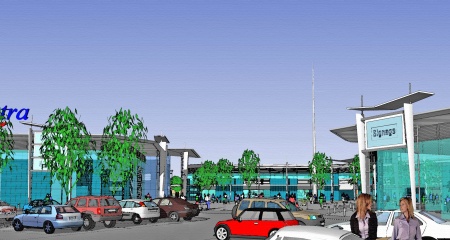 Illustrative image of town square
