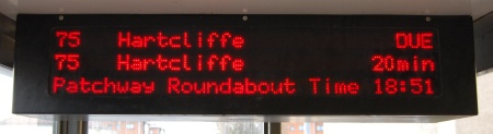 Real Time Bus Information Display