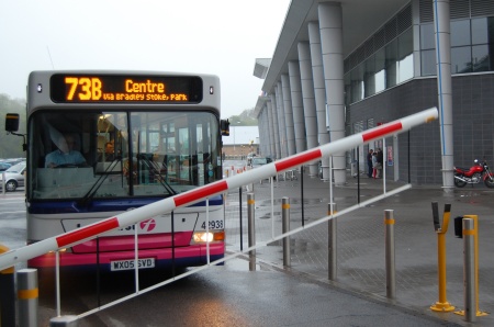 Bus at the Willow Brook Centre, Bradley Stoke