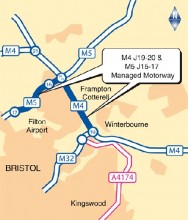 M4/M5 Managed Motorways Scheme near Bristol
