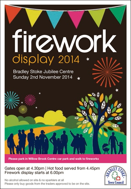 Bradley Stoke Firework Display 2014.