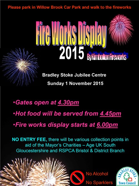 Bradley Stoke Fireworks Display 2015.