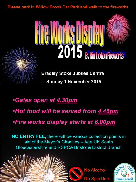 Bradley Stoke Fireworks Display 2015.