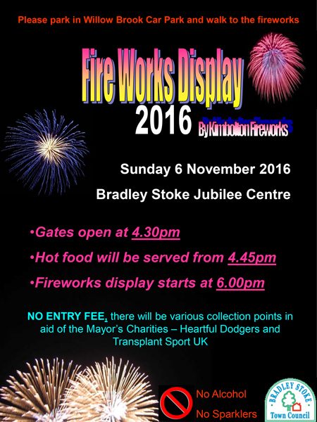 Bradley Stoke Fireworks Display 2016.
