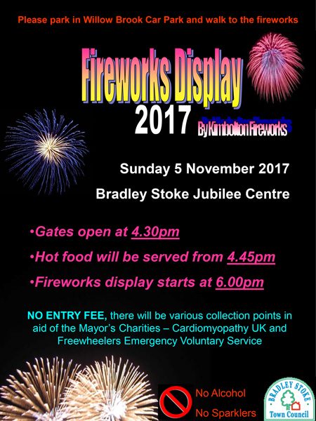 Bradley Stoke Fireworks Display 2017.