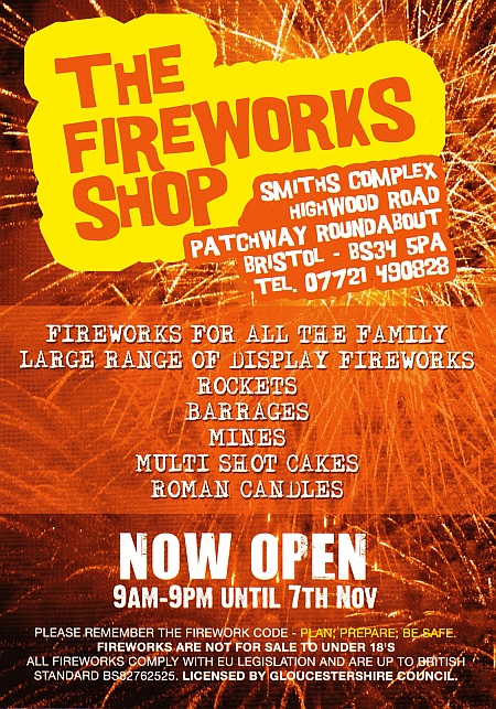 The Fireworks Shop, Patchway, Bristol