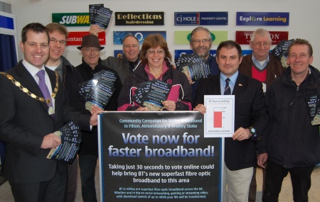 Filton and Bradley Stoke Conservatives campaigning for faster broadband