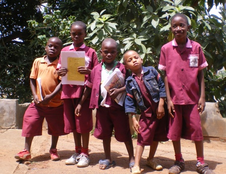 Children at the school in Kilifi, Kenya