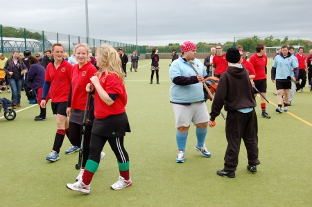 Hockey players complete 31-hour match in Bradley Stoke