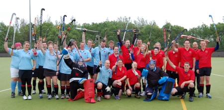 Hockey world record attempt at BSCS, Bradley Stoke, Bristol