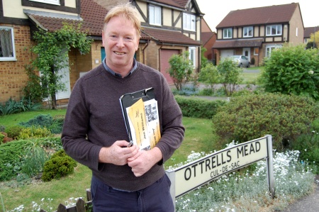 Jon Williams (Liberal Democrat) in Ottrells Mead, Bradley Stoke