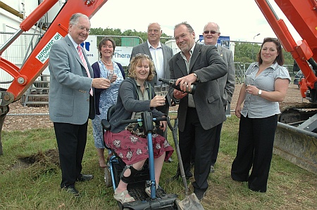 Bradley Stoke MS Therapy Centre media event
