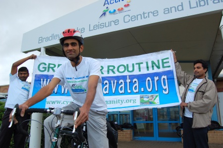 Srinivasa Alluri, Cycling for Humanity
