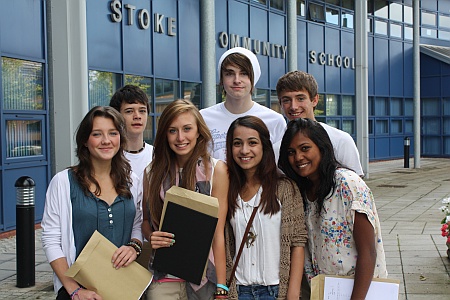Bradley Stoke Community School GCSE results day 2011