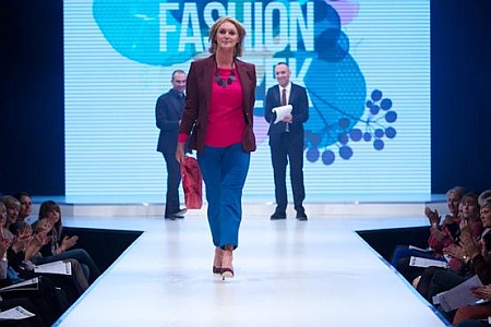 Heart Breakfast's Paulina Gillespie on the catwalk