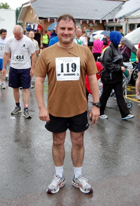 Jack Lopresti MP at the Bradley Stoke 10k Run in 2011