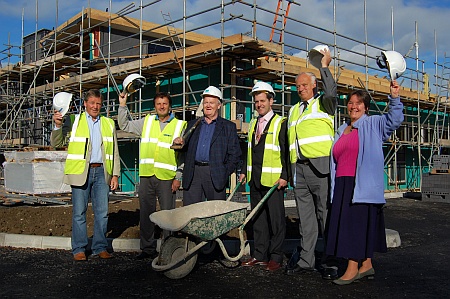 Milestone ceremony at the new MS Therapy Centre, Bradley Stoke