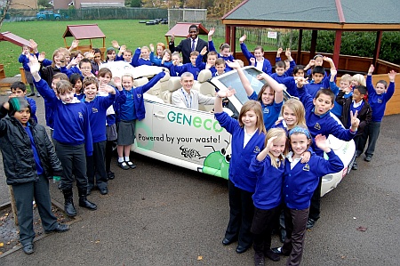 GENeco's Bio-Bug at Holy Trinity Primary School in Bradley Stoke