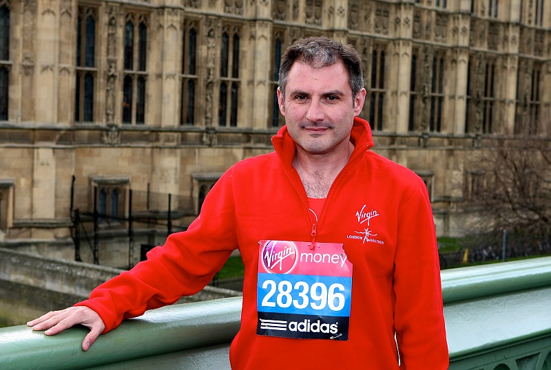 Jack Lopresti MP, an entrant in the 2012 London Marathon.