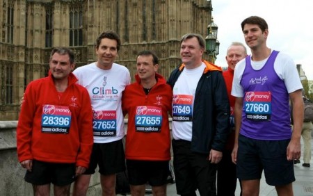 MPs ready for the 2012 Virgin London Marathon.