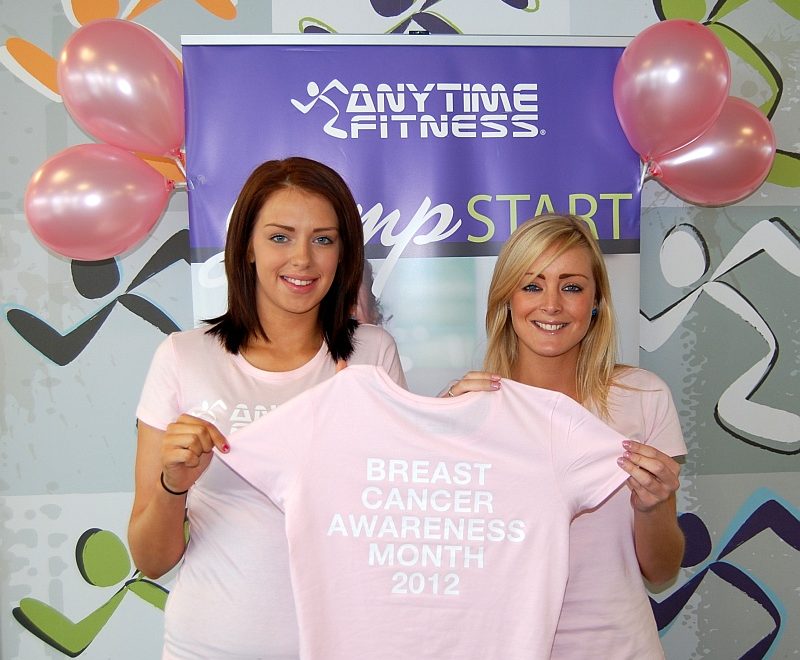 Launch of Breast Cancer Awareness Month at Anytime Fitness, Bradley Stoke.