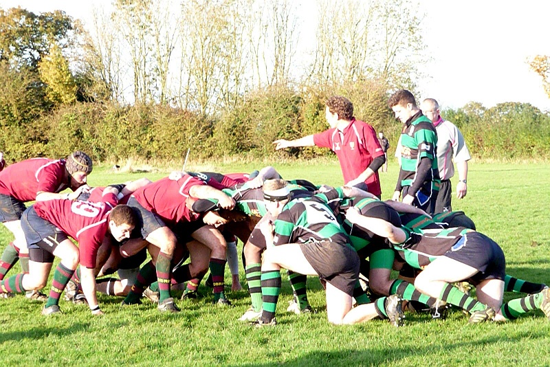St Mary's Old Boys RFC in action against Tewkesbury.