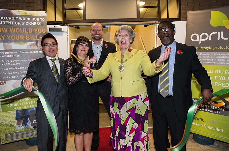 Official opening of the APRIL UK headquarters in Bradley Stoke, Bristol.
