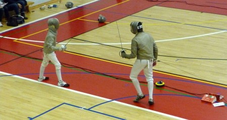 National fencing event held at WISE Campus, Stoke Gifford, Bristol.