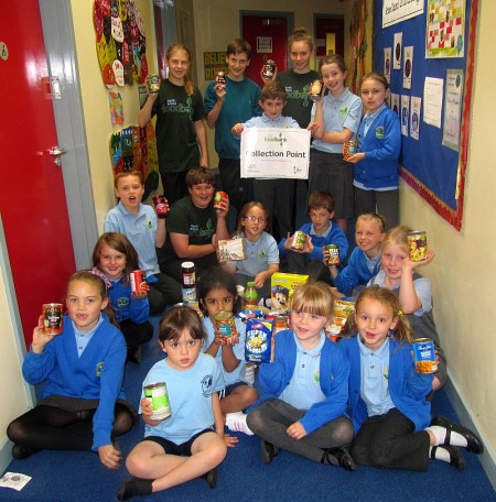 North Bristol Foodbank event at Meadowbrook Primary School.