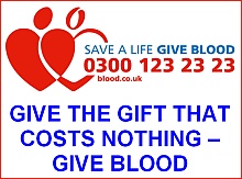 Give the gift that costs nothing: give blood.