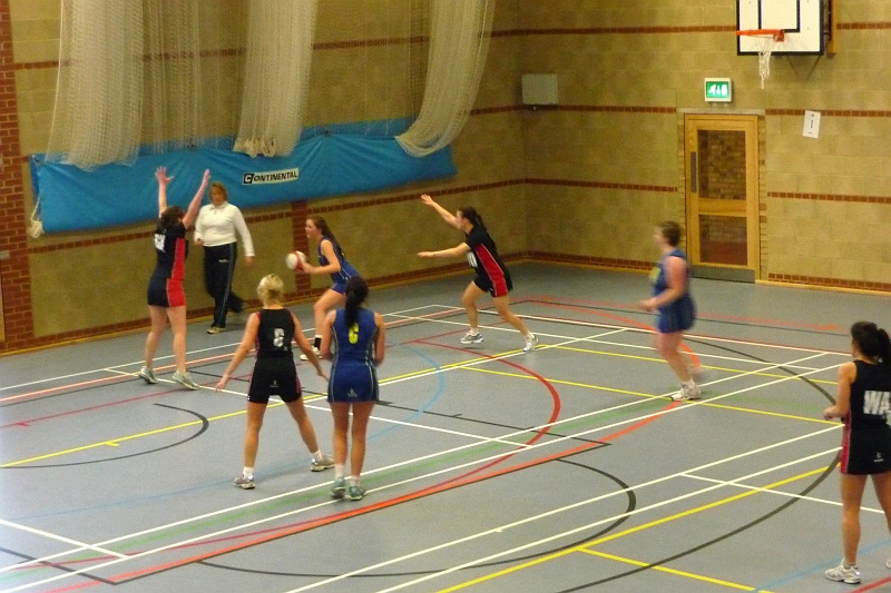 Bradey Stoke Netball Club 2nds in action against Team Bath 2nds.