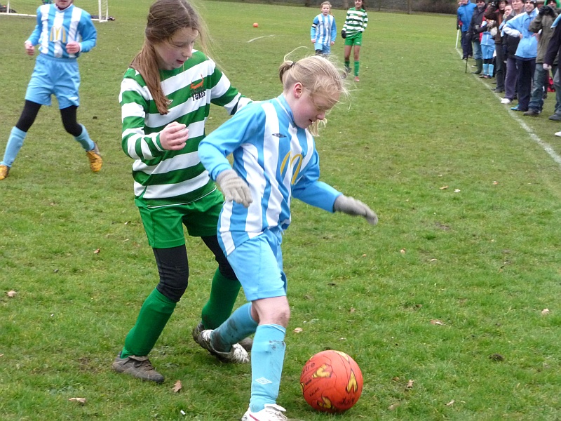 BSYFC's Kayleigh Jennings in action against Westbury Foxes.