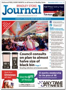 December 2015 edition of the Bradley Stoke Journal news magazine.