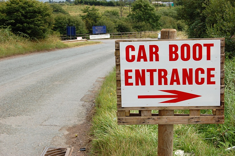 Trench Lane Car Boot Sale, near Bradley Stoke, Bristol.