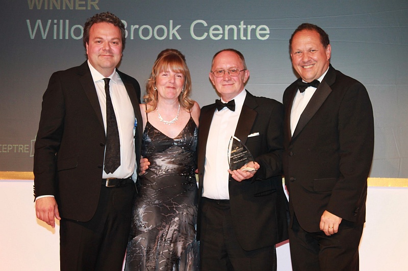 The SCEPTRE Waste Management Award of the Year for 2013 is received by Tina Walker.