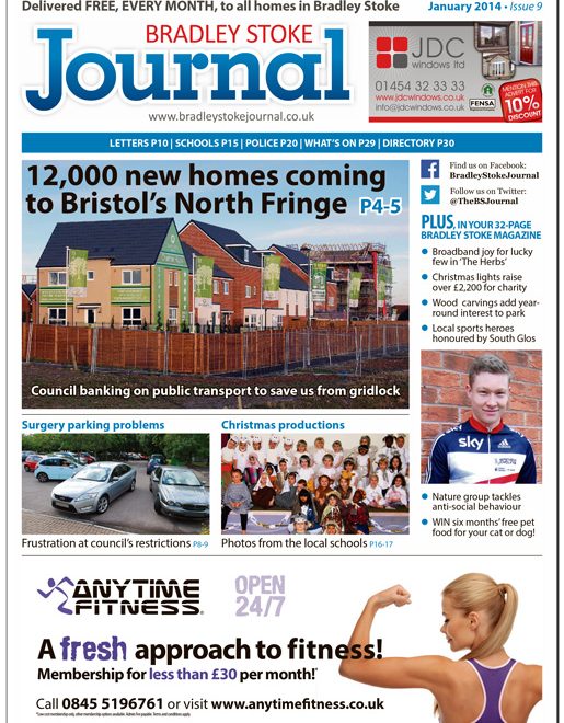 January 2014 edition of the Bradley Stoke Journal magazine.