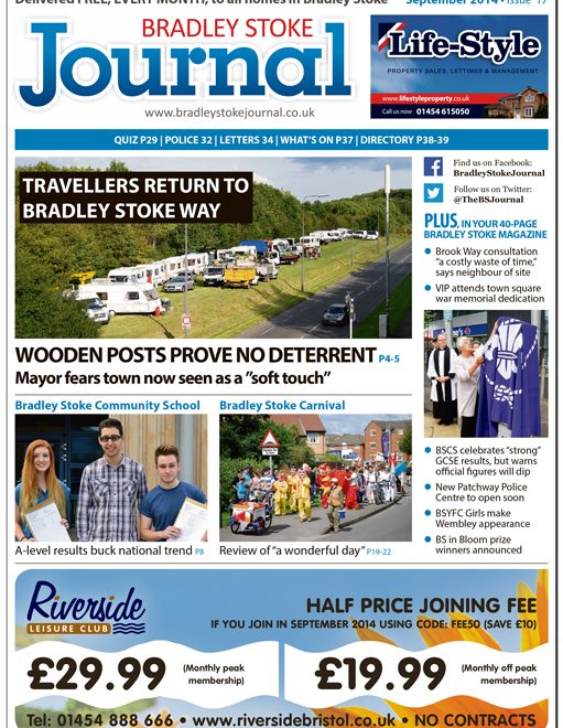 September 2014 edition of the Bradley Stoke Journal magazine.