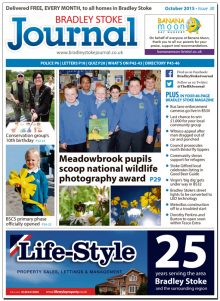 October 2015 edition of the Bradley Stoke Journal news magazine.