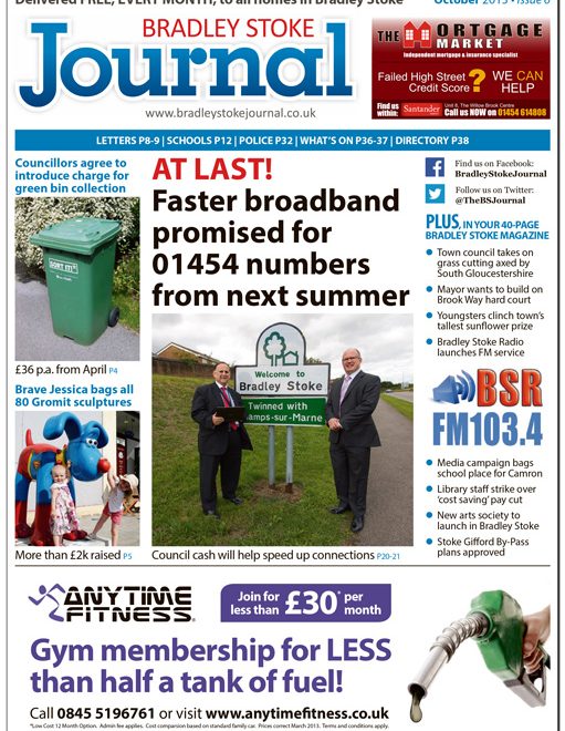 October 2013 edition of the Bradley Stoke Journal magazine.