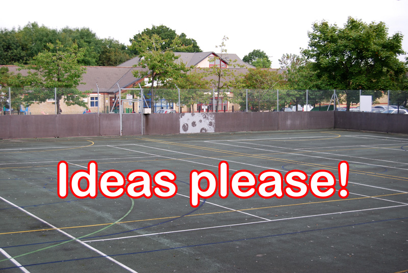 Wanted: Ideas for possible future use of hard court at the Brook Way.