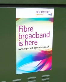 BT Openreach: Fibre broadband is here.