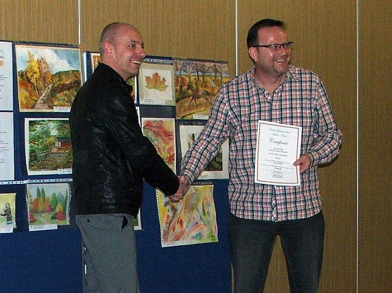 Jamie Lockett - Winner of the Stokes Art Group Autumn Competition.